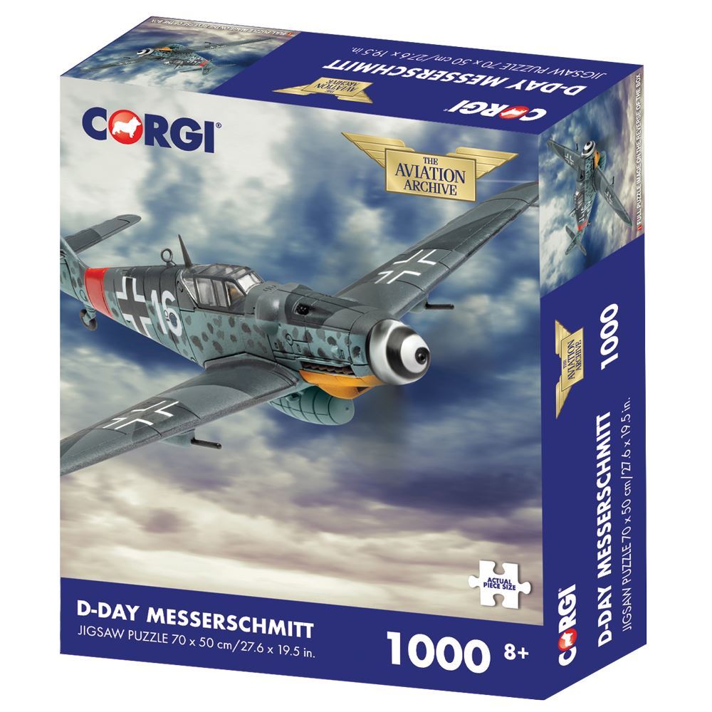 77641 Corgi Collection 1000 Piece Jigsaw Puzzle D - Day Messerschmitt