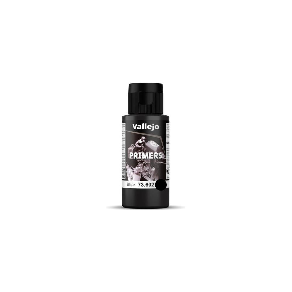 73602 Vallejo Black Primer Acrylic Polyurethane 60ml