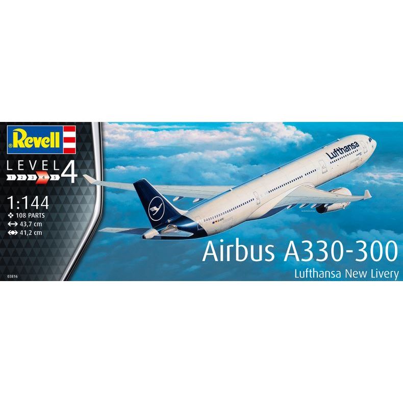 03816 Revell 1/144 A330-300 Lufthansa New Livery