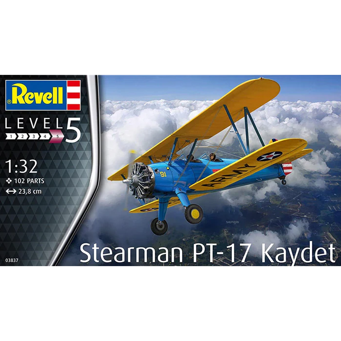 03837 Revell 1/32 Stearman PT-17 Kaydet