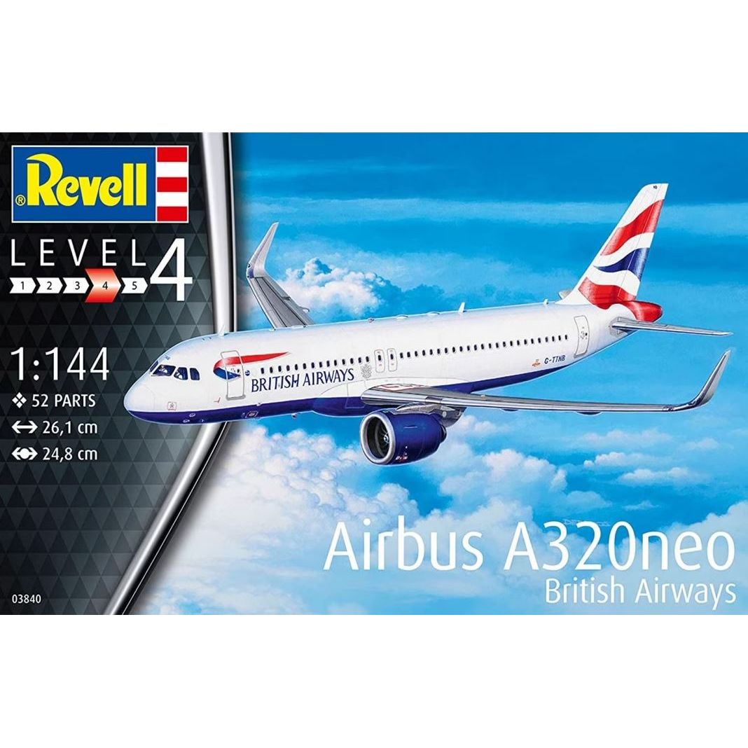 03840 Revell 1/144 Airbus A320neo British Airways