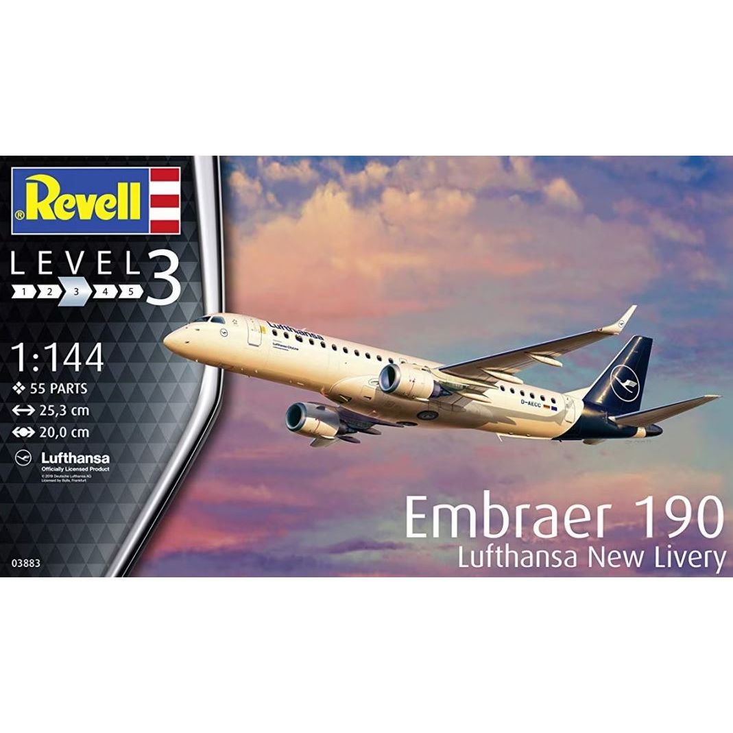 03883 Revell 1/144 Embraer 190 Lufthansa New Livery