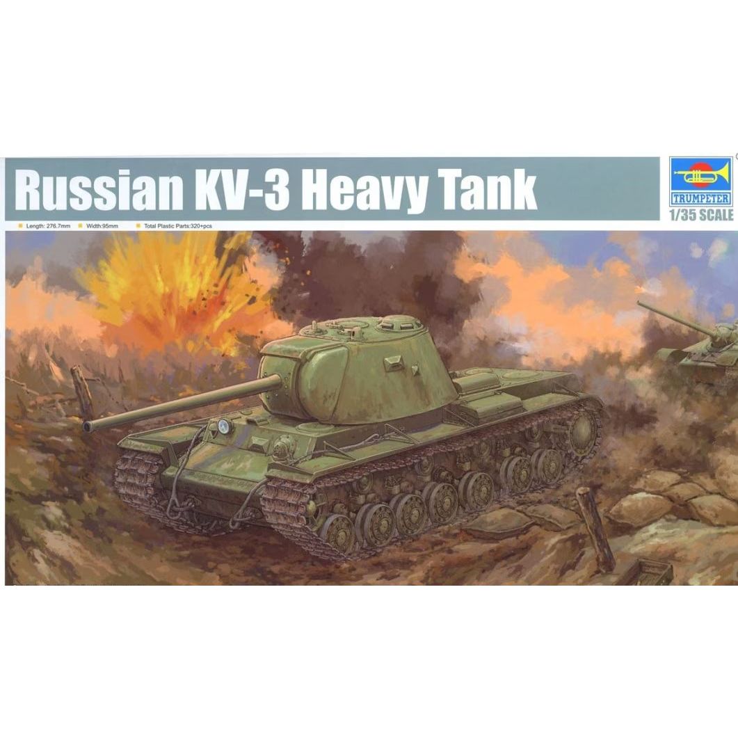 9544 Trumpeter 1/35 Russian KV-3 Heavy Tank