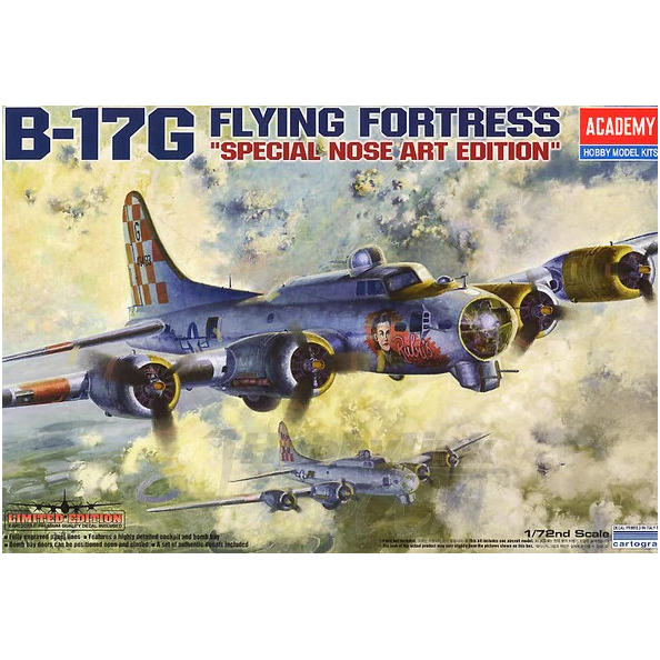 12414 Academy 1/72 B-17G Flying Fortress "Special Nose Art Edition"
