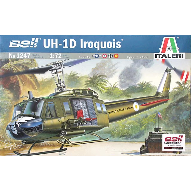 1247 Italeri 1/72 Uh-1D Huey