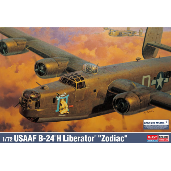 12584 Academy 1/72 USAAF B-24H Liberator "Zodiac"