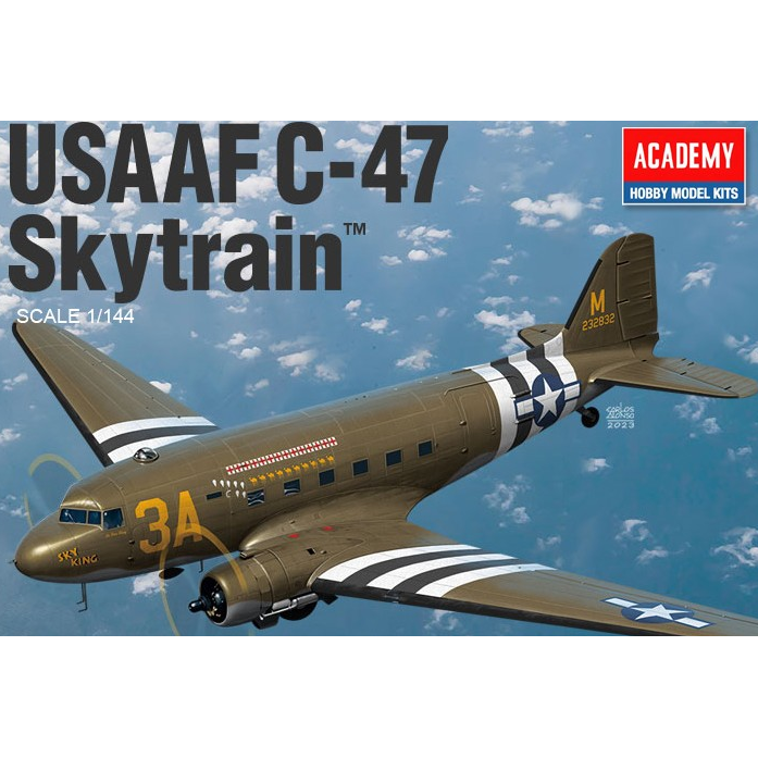 12633 Academy 1/144 USAAF C-47 Skytrain