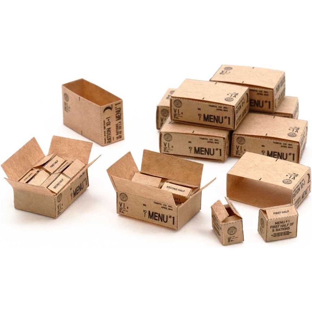 12689 Tamiya 1/35 10 In 1 Cartons WWII