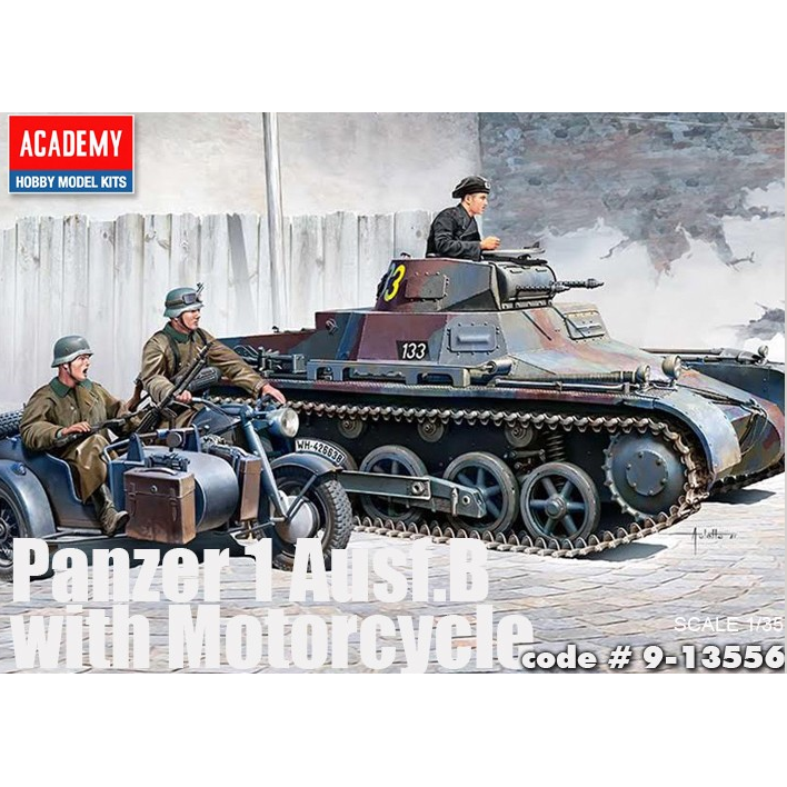 13556 Academy 1/35 Panzer I Ausf. B & Zundapp K750