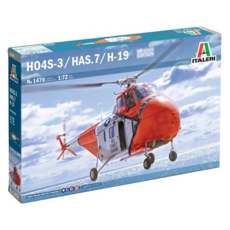 1476 Italeri 1/72 H-19 Chickasaw HO4S-3 / HAS.7 / H-19 Helicopter