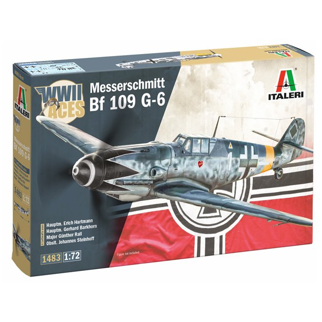 1483 Italeri 1/72 Messerschmitt Bf 109 G-6 Aces