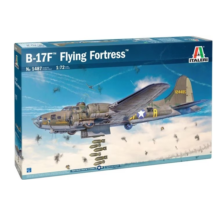 1487 Italeri 1/72 B-17F Flying Fortress