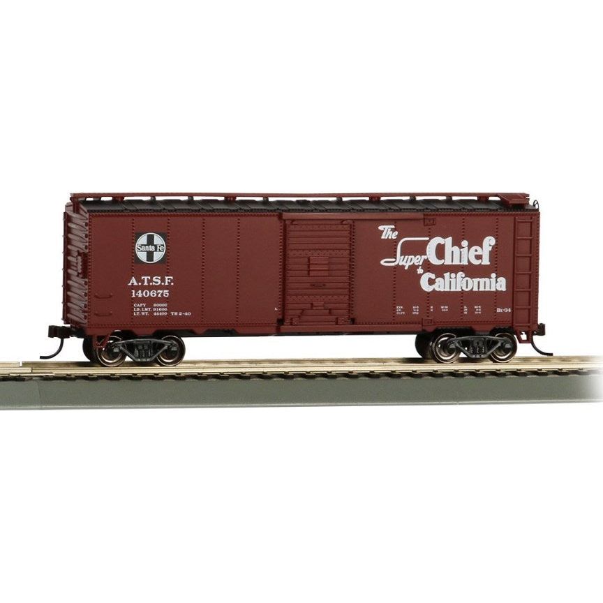 16501 Bachmann USA HO Scale 40' Santa Fe Map Box Car - Super Chief #140675