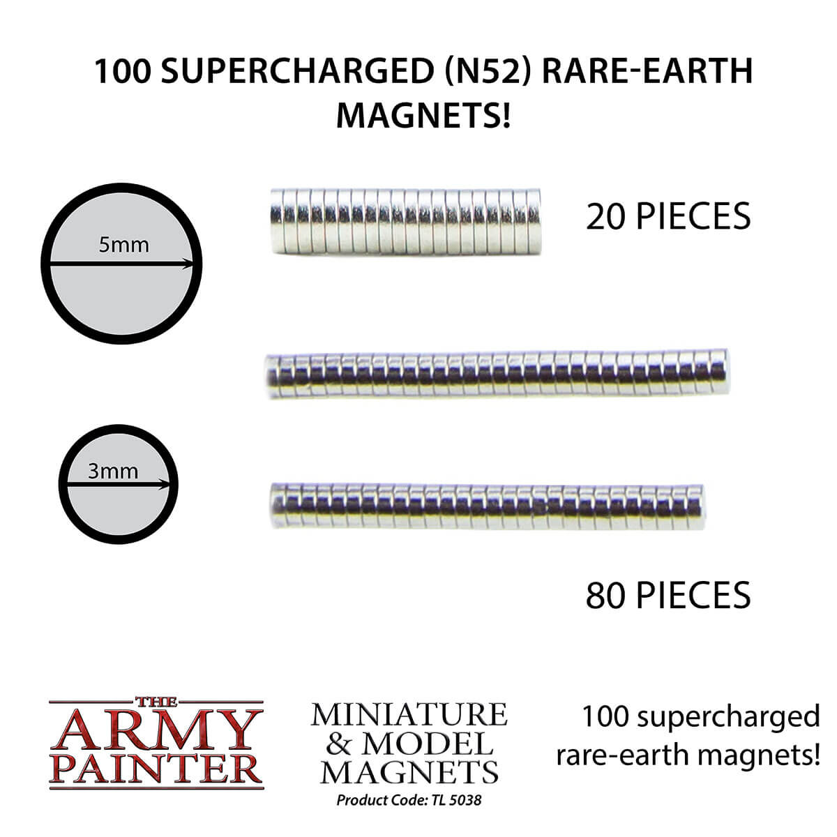 TL5038 The Army Painter Miniature and Model Magnets