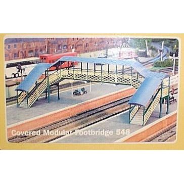 548 Ratio OO Scale Covered Modular Footbridge