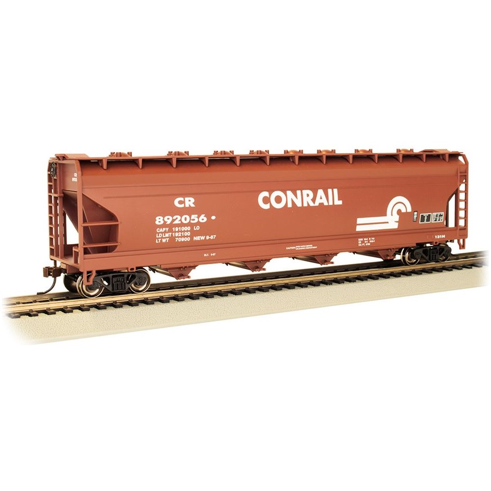 17560 Bachmann USA HO Scale 56' ACF Center-Flow Hopper - Conrail
