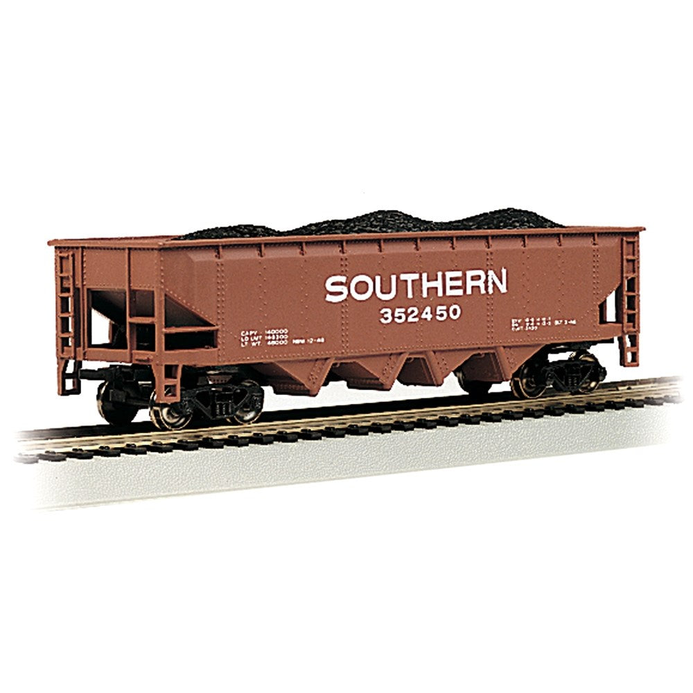 17604 Bachmann USA HO Scale 40' Quad Hopper - Southern