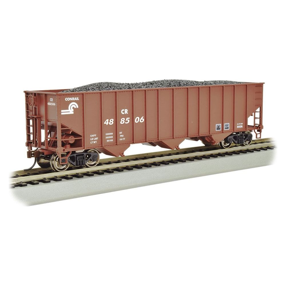 18712 Bachmann USA HO Scale Bethlehem Steel 100-Ton Hopper - Conrail #488506