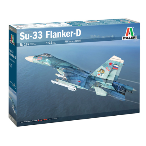 197 Italeri 1/72 SU-27D-Sea Flanker
