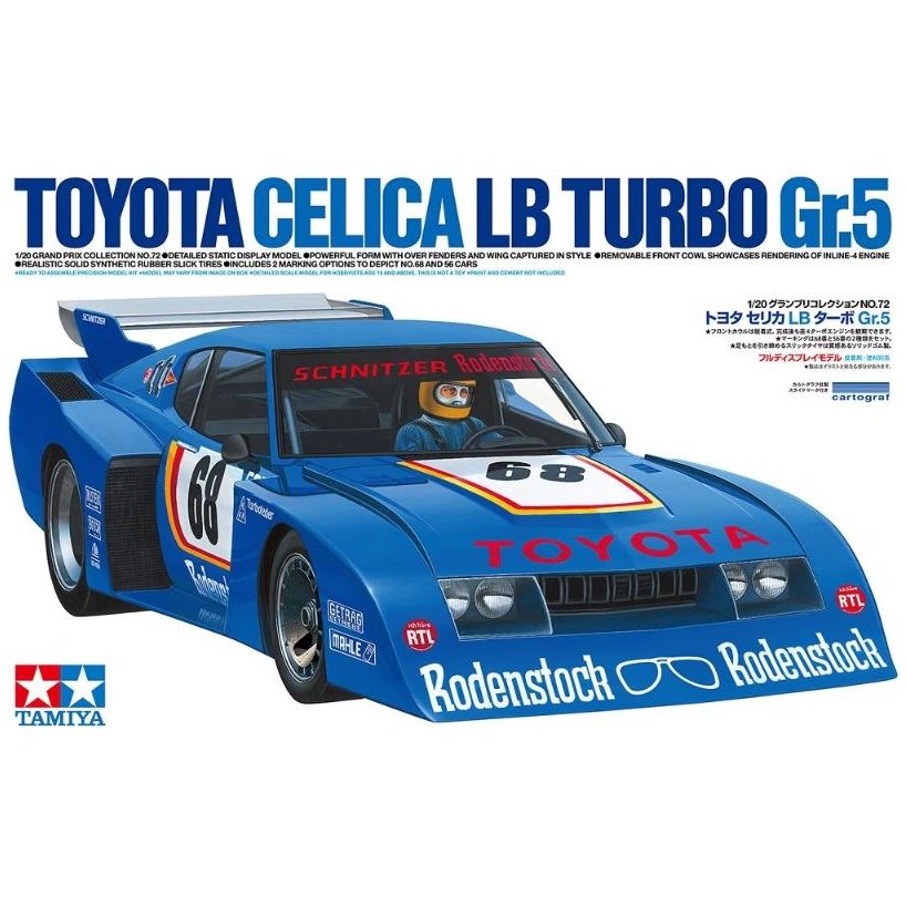 20072 Tamiya 1/20 Celica LB Turbo Gr.5