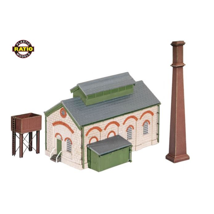 226 Ratio N Scale Pump/Boiler House 95mm x 65mm