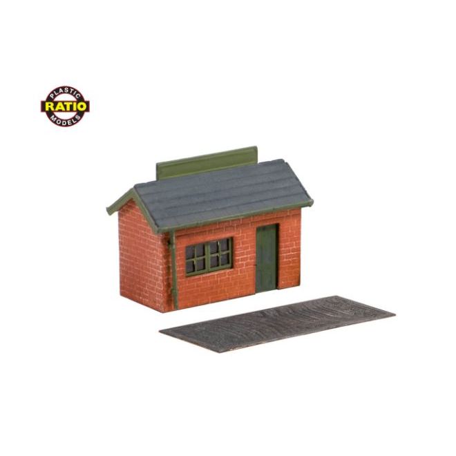 Ratio 227 N Weigh Bridge and Office Hut 30mm x 15mm