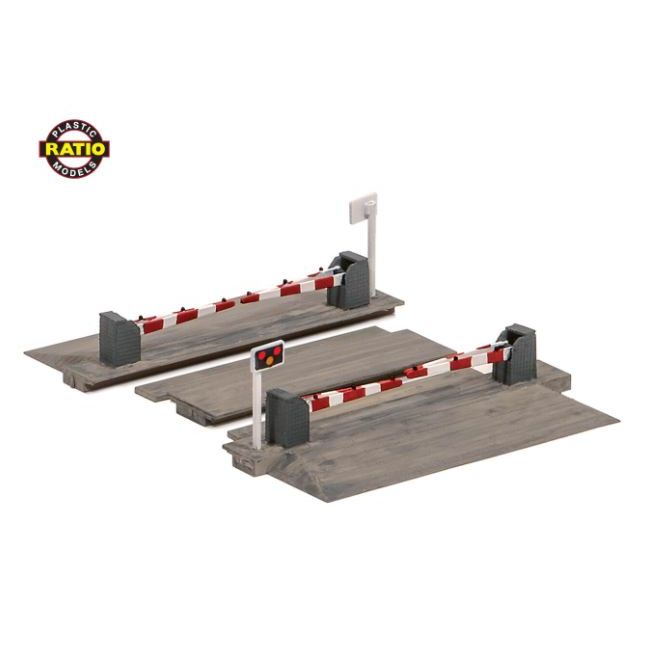 235 Ratio N Scale Level Crossing Barriers