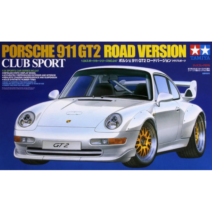 24247 Tamiya 1/24 Porsche 911 GT2 Road Version
