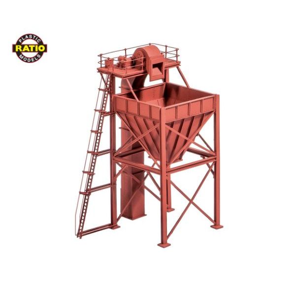 247 Ratio N Scale Coaling Tower 64mm x 50mm x 95mm
