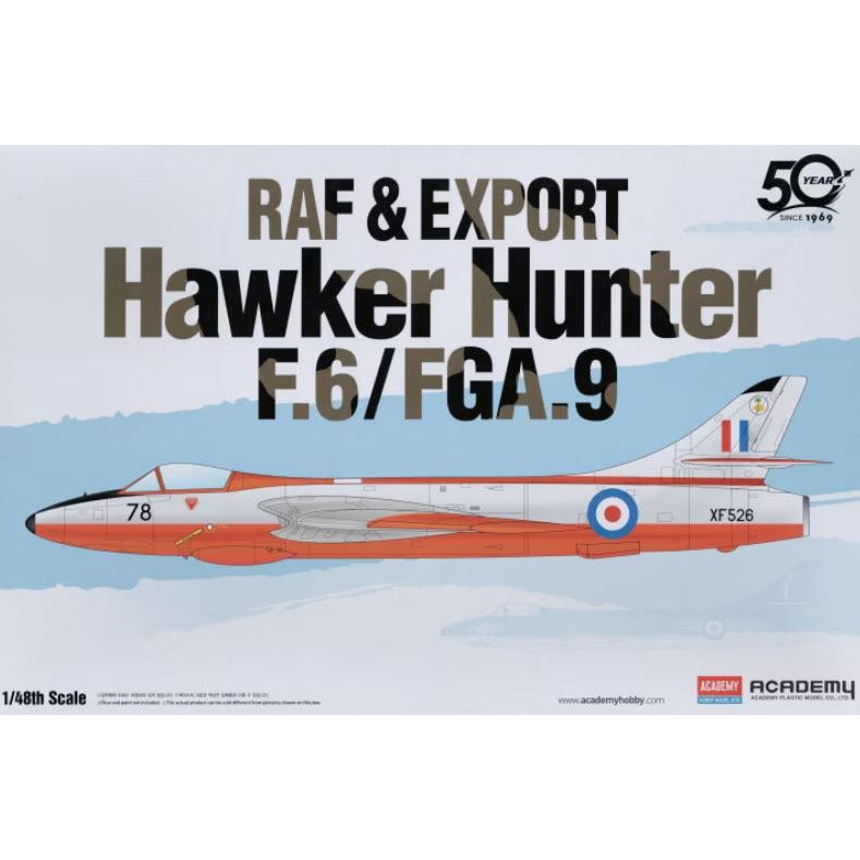 12312 Academy 1/48 RAF & Export Hawker Hunter F.6/FGA.9
