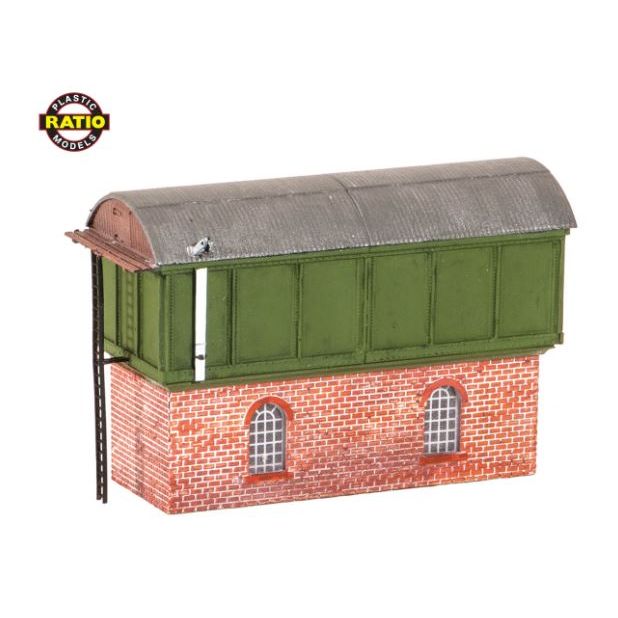 256 Ratio N Scale Large Water Tower 72mm x 30mm