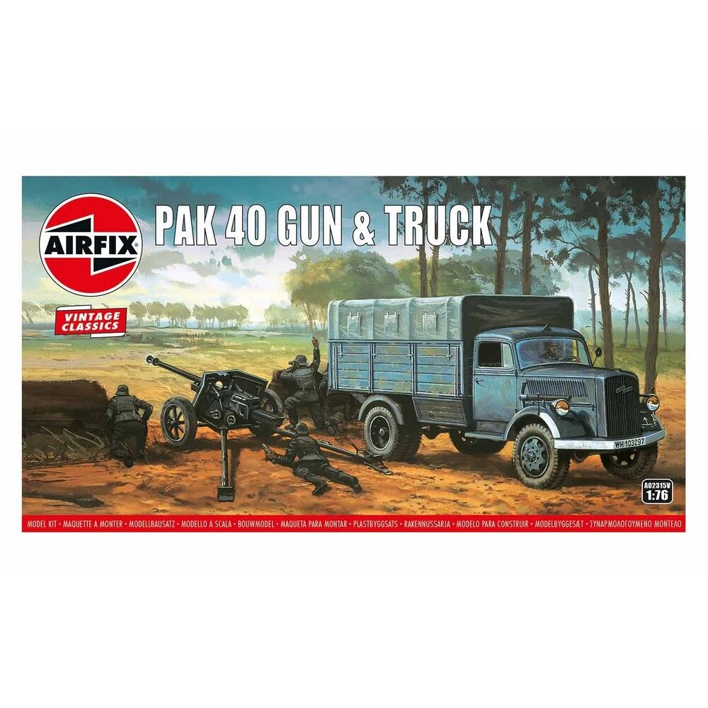 A02315V Airfix 1/76 PAK 40 Gun & Truck
