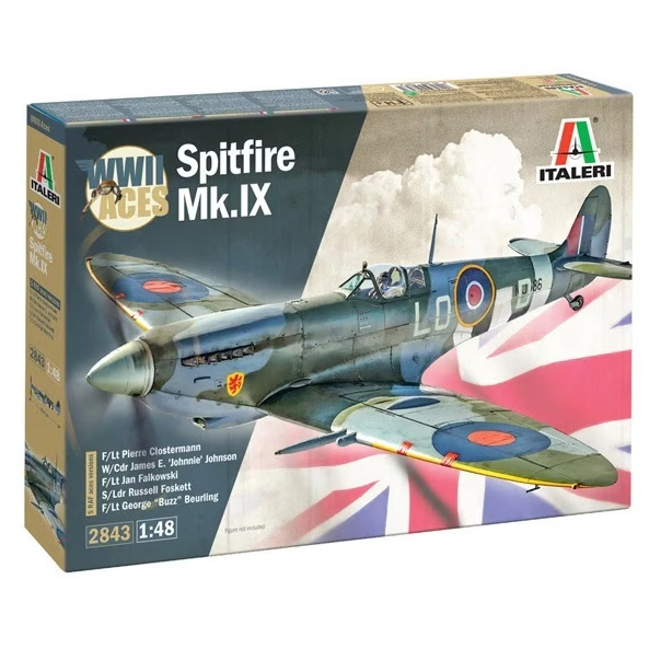 2843 Italeri 1/48 Spitfire Mk. IX Aces