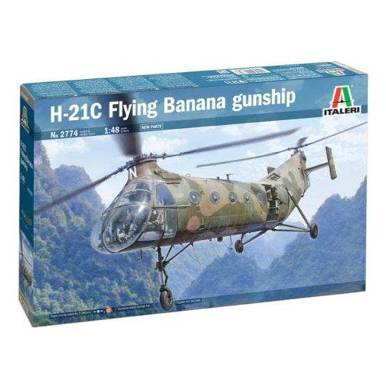 2774 Italeri 1/48 H-21C "Flying Banana" Gunship