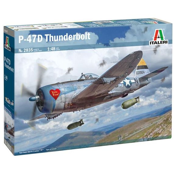 2835 Italeri 1/48 P47D Thunderbolt