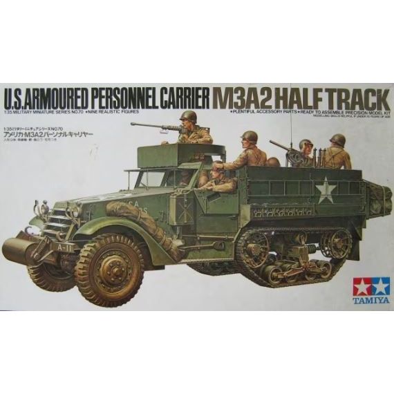 35070 Tamiya 1/35 U.S. Armoured Personnel Carrier M3A2 Half Track