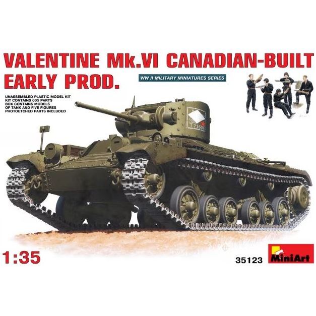 35123 Miniart 1/35 Valentine Mk.VI CANADIAN-BUILT Early Prod