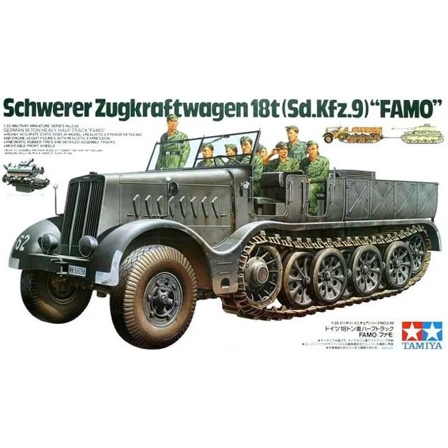 35239 Tamiya 1/35 Schwerer Zugkraftwagen 18t (Sd.Kfz.9) Famo