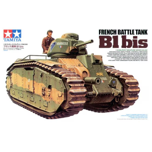35282 Tamiya 1/35 B1 Bis French Battle Tank