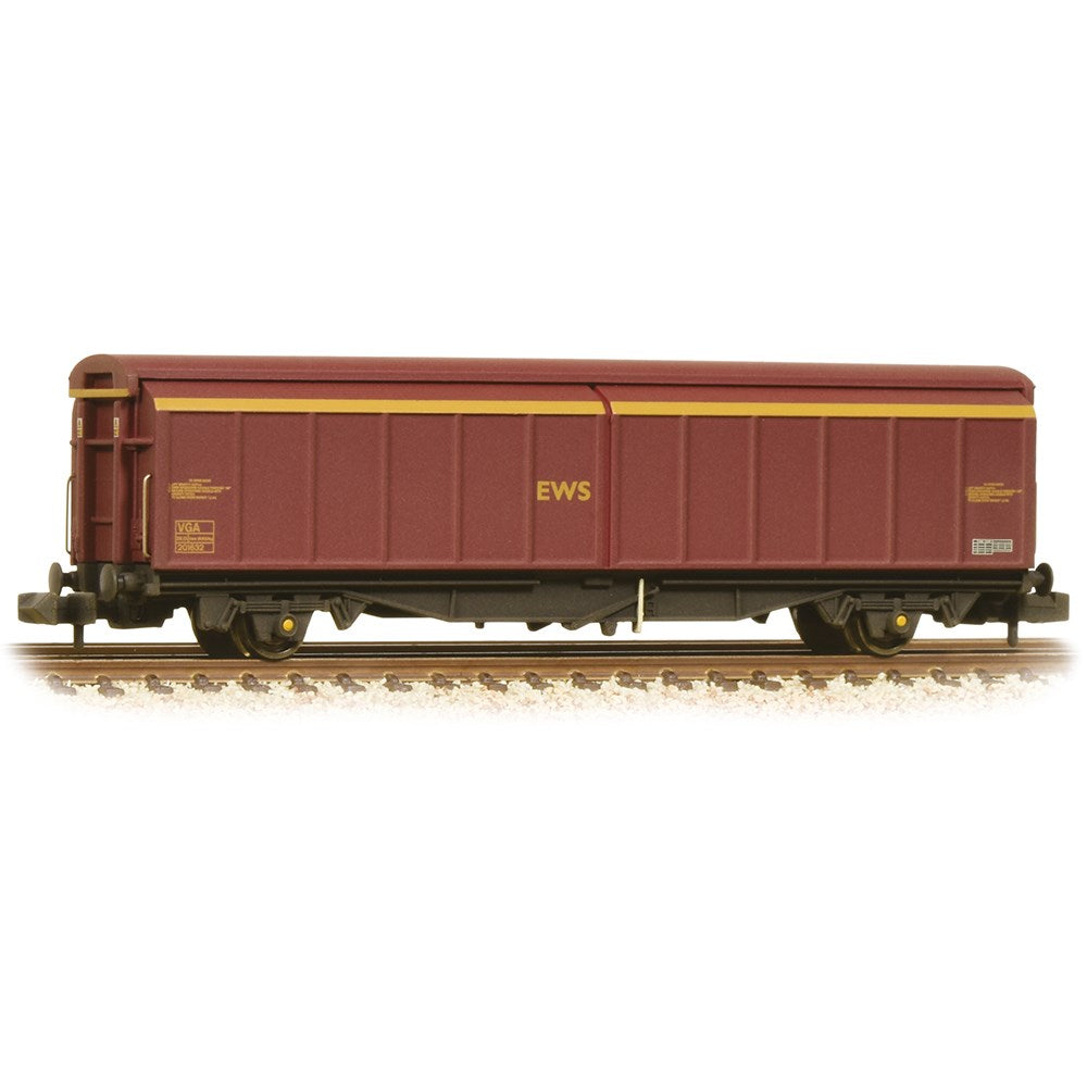 373-600C Graham Farish N Scale 46T VGA Sliding Wall Van EWS Weathered