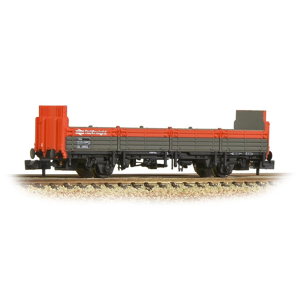 373-631 Graham Farish N Scale BR OBA Open Wagon High Ends BR Railfreight Red & Grey