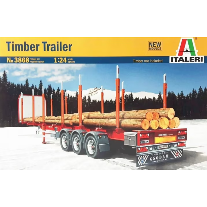 3868 Italeri 1/24 Timber Trailer
