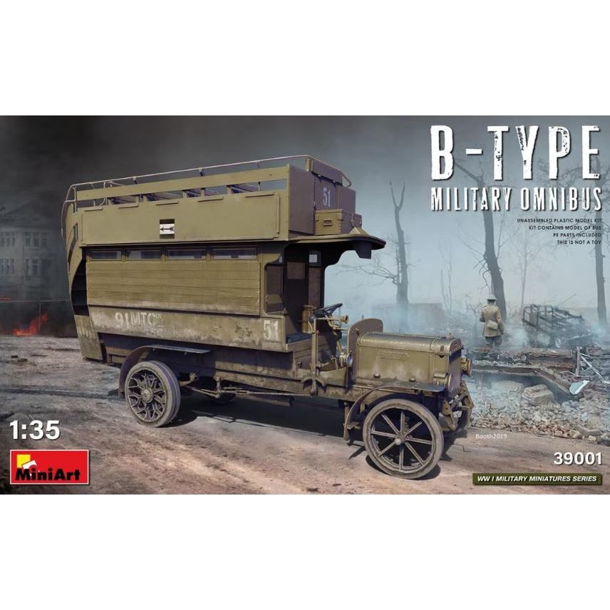 39001 Miniart 1/35 AEC B-type Military Omnibus
