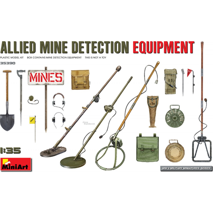 35390 Miniart 1/35 Allied Mine Detection Equipment