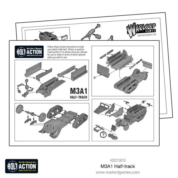 402013010 Bolt Action US M3A1 Halftrack