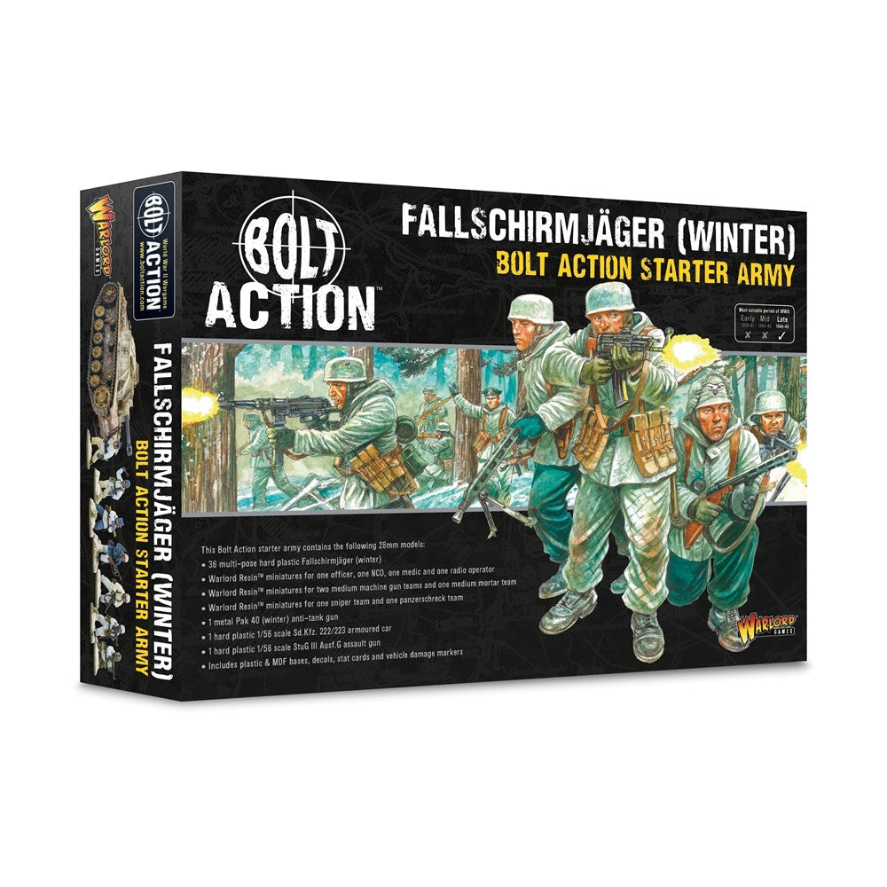 402612102 Bolt Action 3: German Winter Fallschirmjager Starter Army