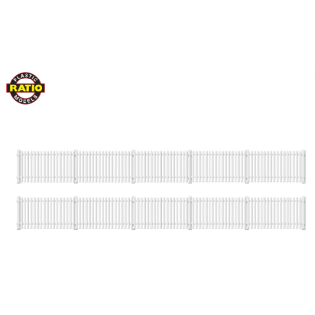 421 Ratio OO Scale GWR Station Fencing white