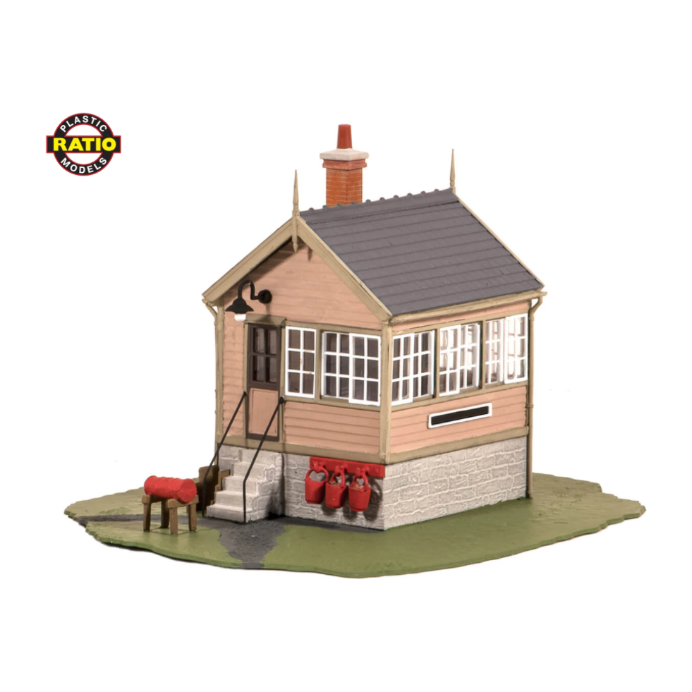 503 Ratio OO Scale Platform / Ground Level Signal Box 65mm x 50mm