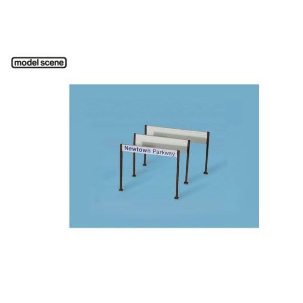 5186 Modelscene N Scale Station Nameboards - Modern Type