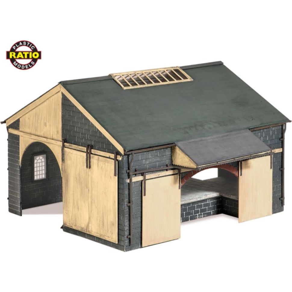 534 Ratio OO Scale Stone Goods Shed